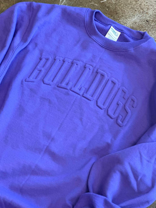 Embossed/Embroidered Bulldogs PREORDER - Youth