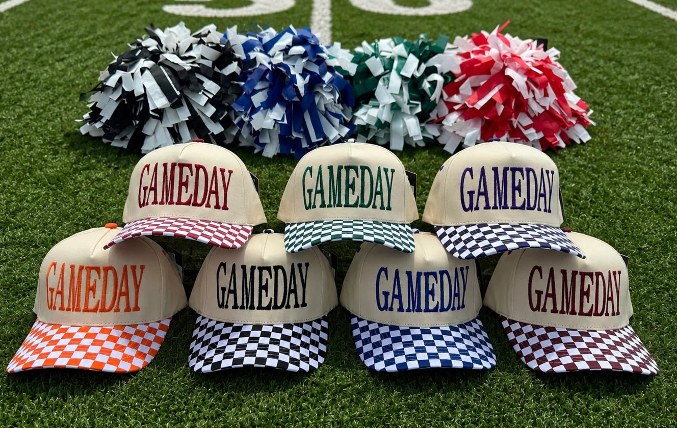 GAMEDAY Checkered Hat PREORDER