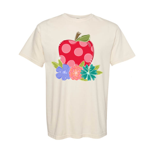 Floral Apple Tee PREORDER - Made To Order