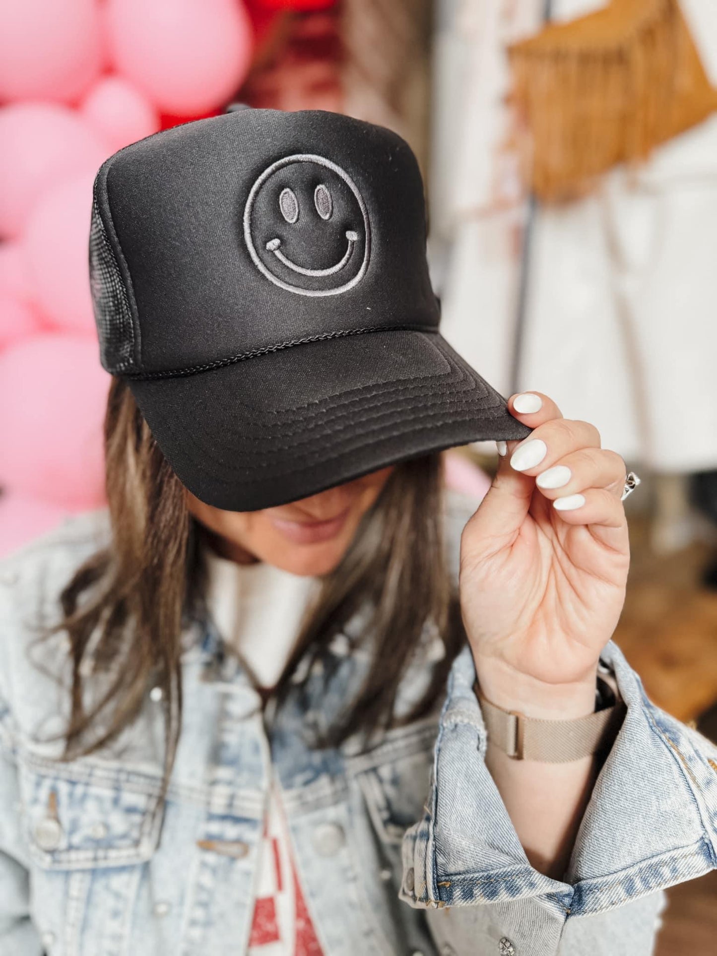 Smiley Trucker Hat