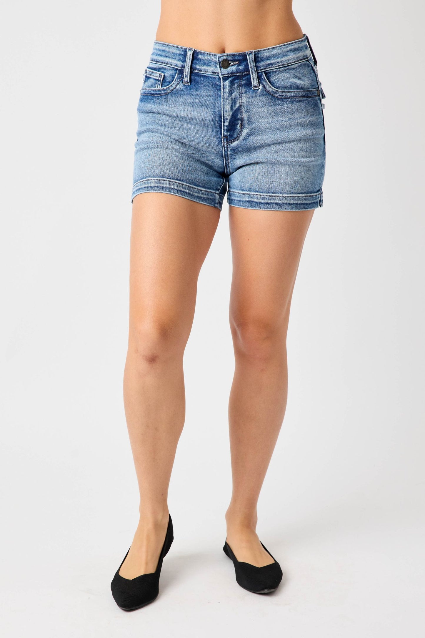 Judy Blue Mid-Rise Shorts