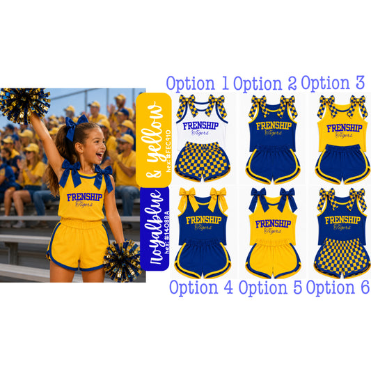 Frenship Tigers Bow Tank Set PREORDER