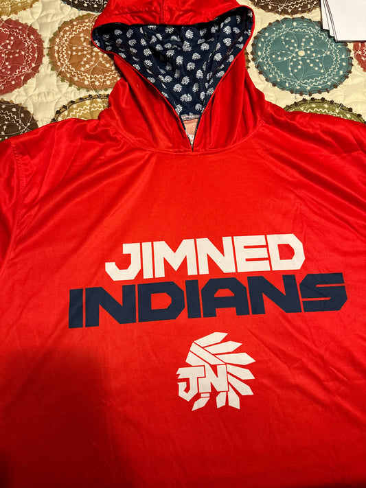 Jim Ned Indians Short Sleeve Hoodies - Misprint