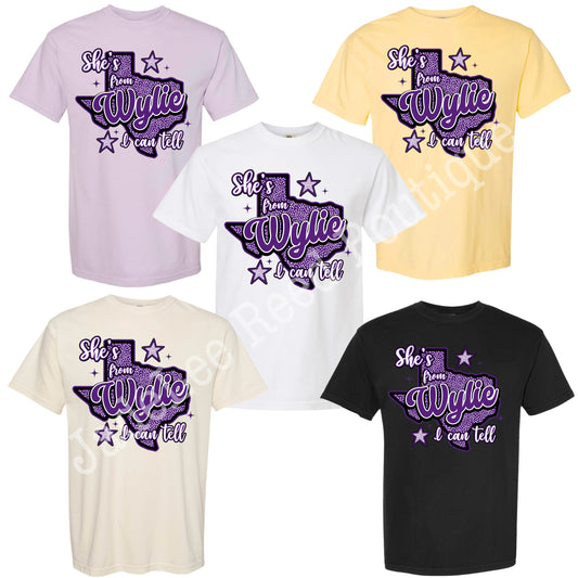 She’s From Wylie I Can Tell Tee PREORDER - Made To Order - Youth