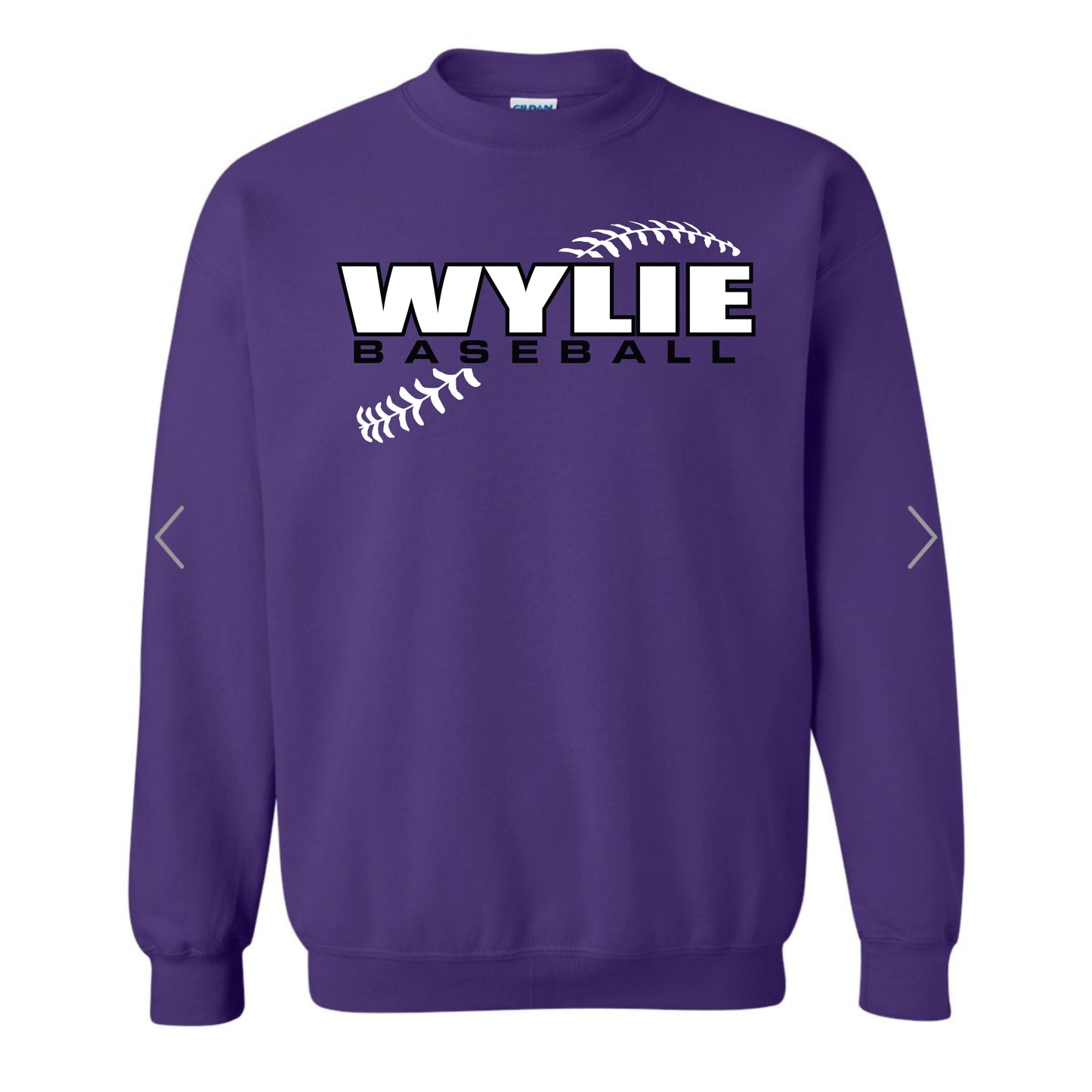Wylie Baseball Seams Sweatshirt PREORDER - Made To Order - Adult
