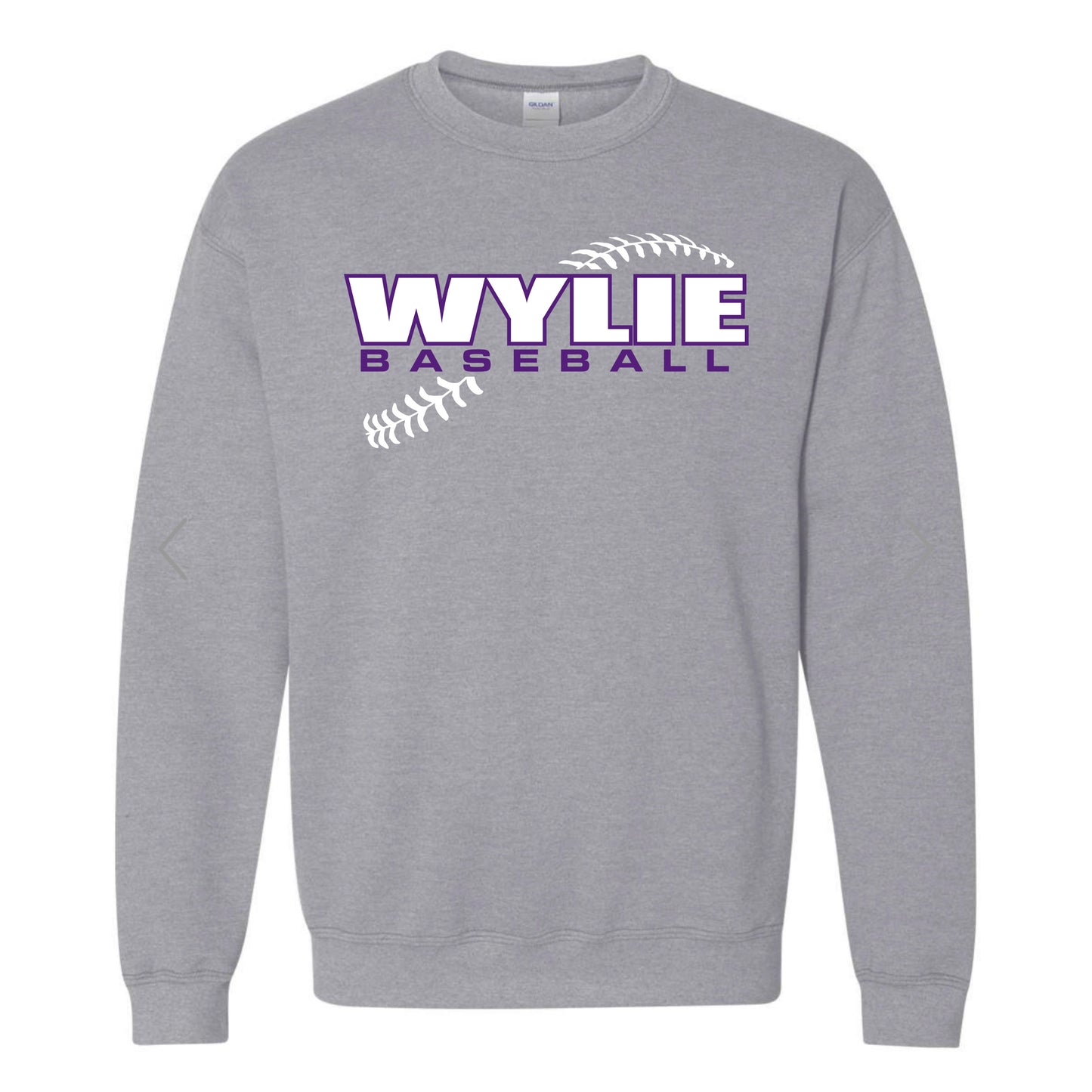 Wylie Baseball Seams Sweatshirt PREORDER - Made To Order - Adult