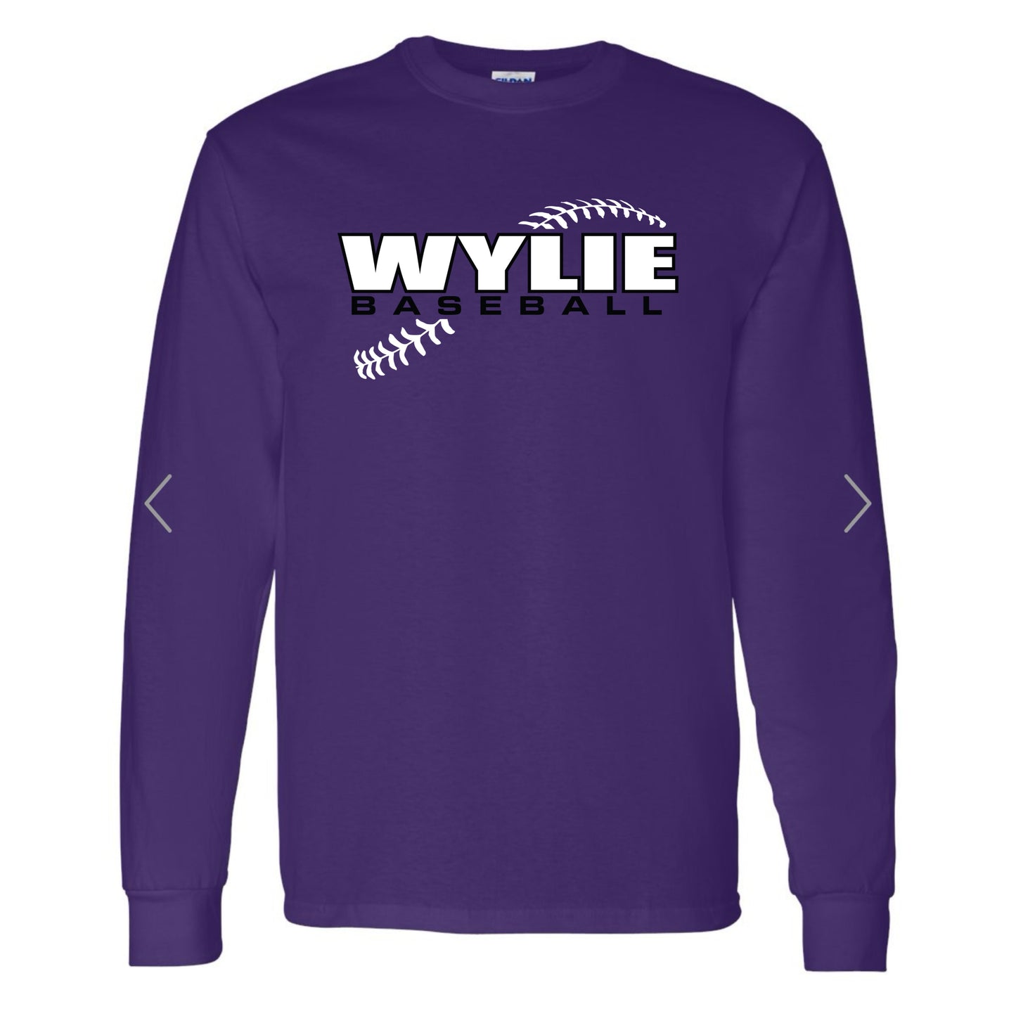 Wylie Baseball Seams Long Sleeve PREORDER - Made To Order - Youth