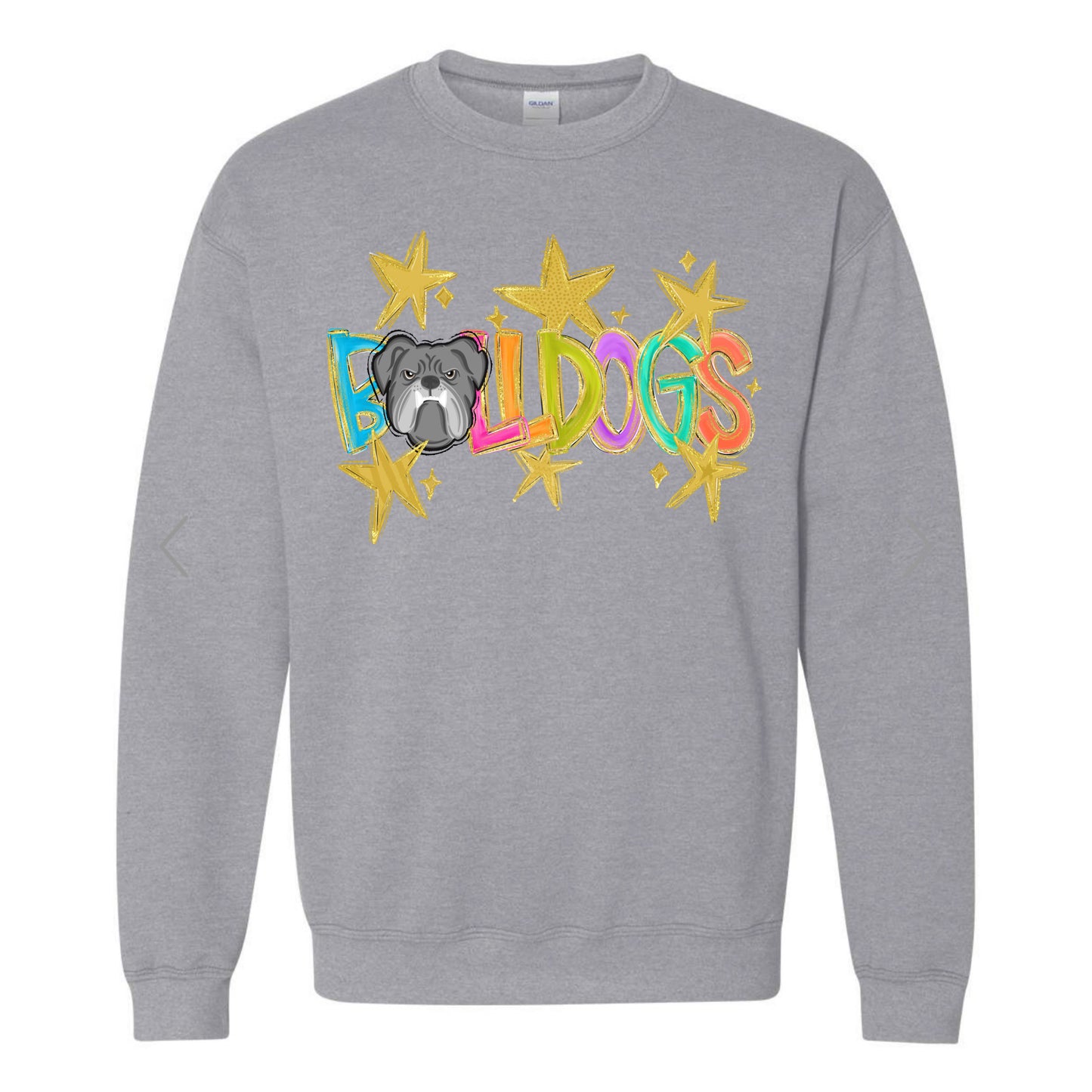 Preppy Mascot Team Spirit Tee PREORDER - Made To Order - Youth & Adult - Bulldogs