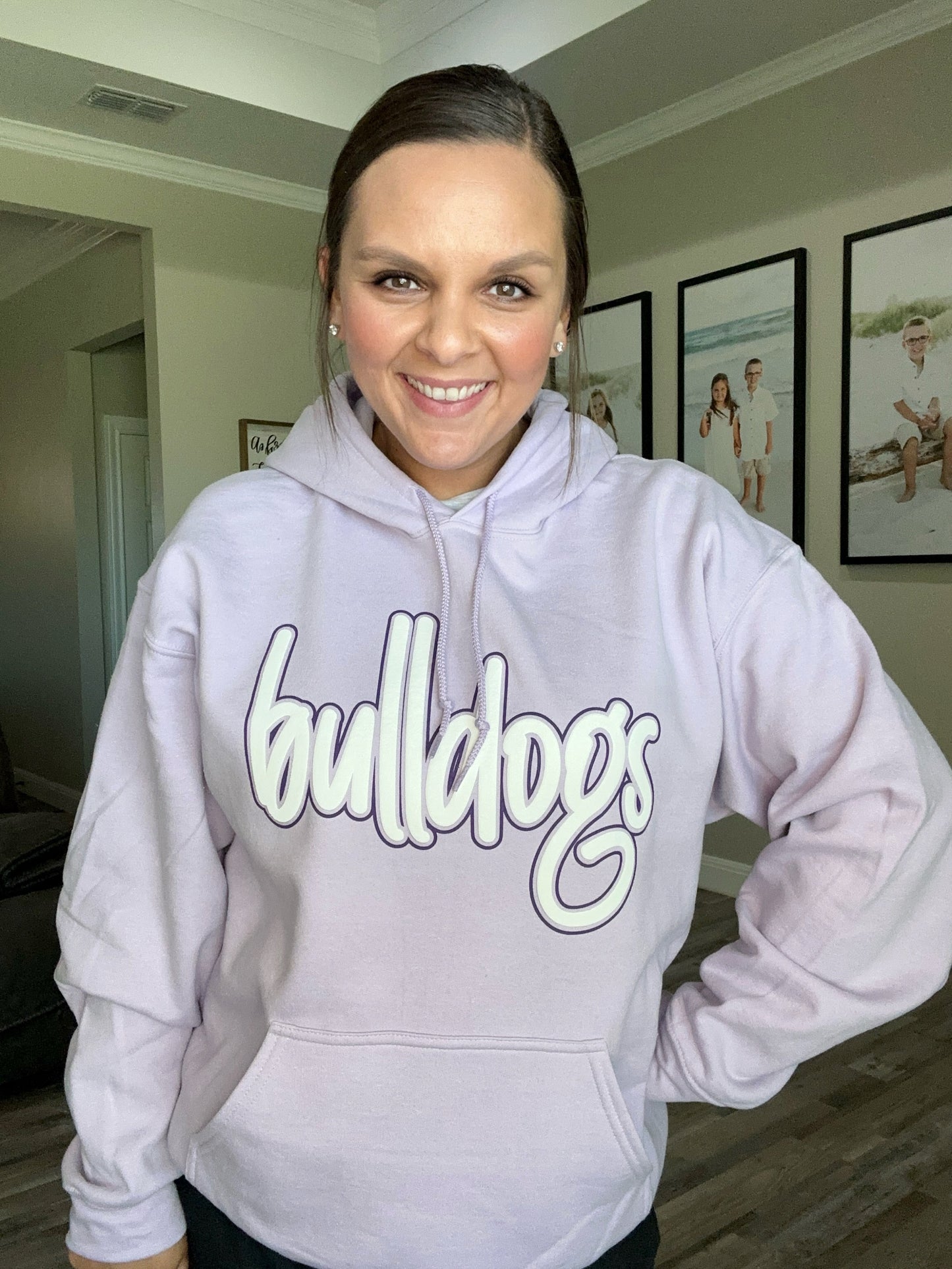 Bulldogs Puff Ink Hoodie