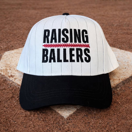 Raising Ballers Pinstripe Hat PREORDER