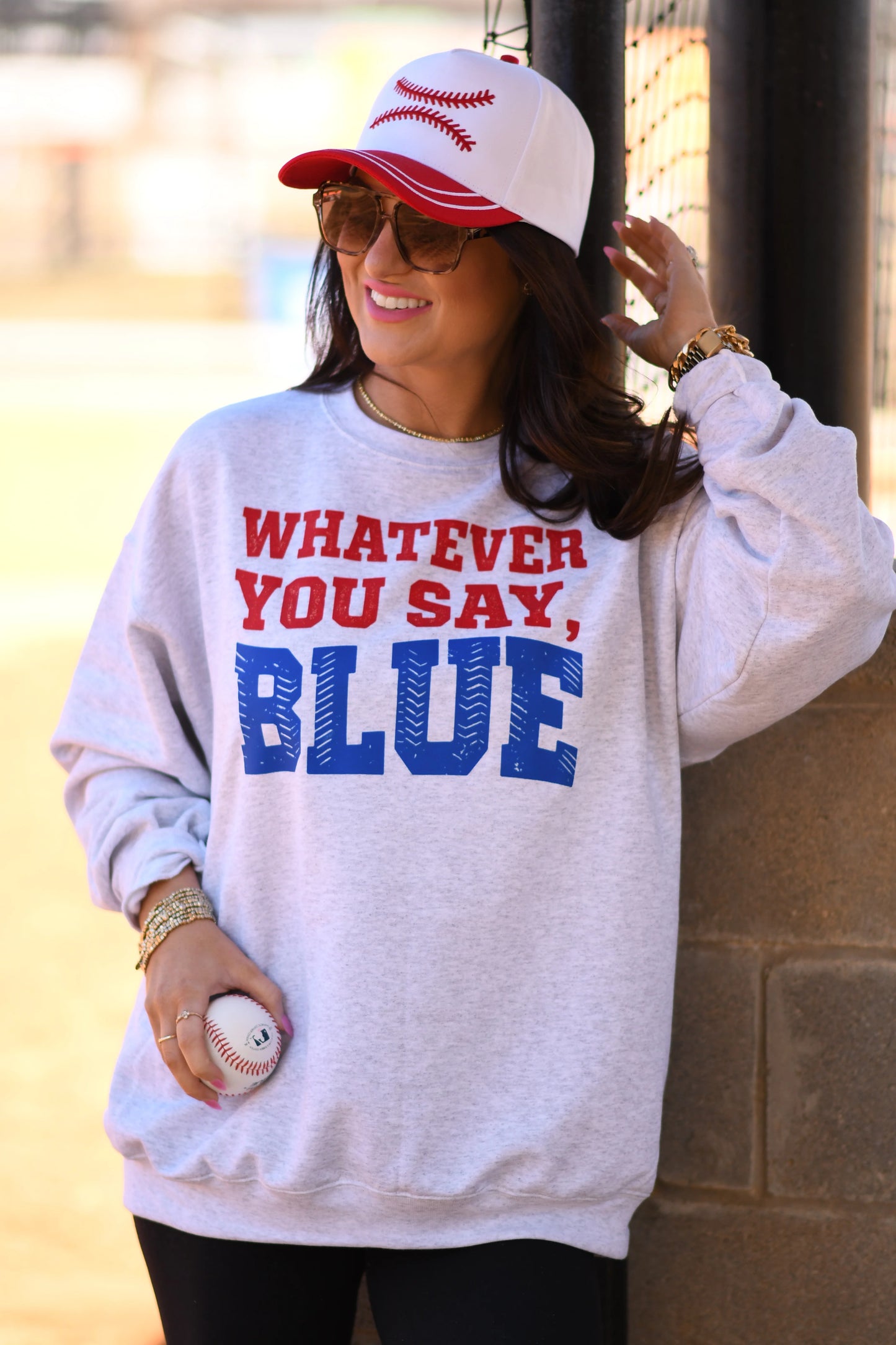 Whatever You Say Blue Tee/Sweatshirt PREORDER