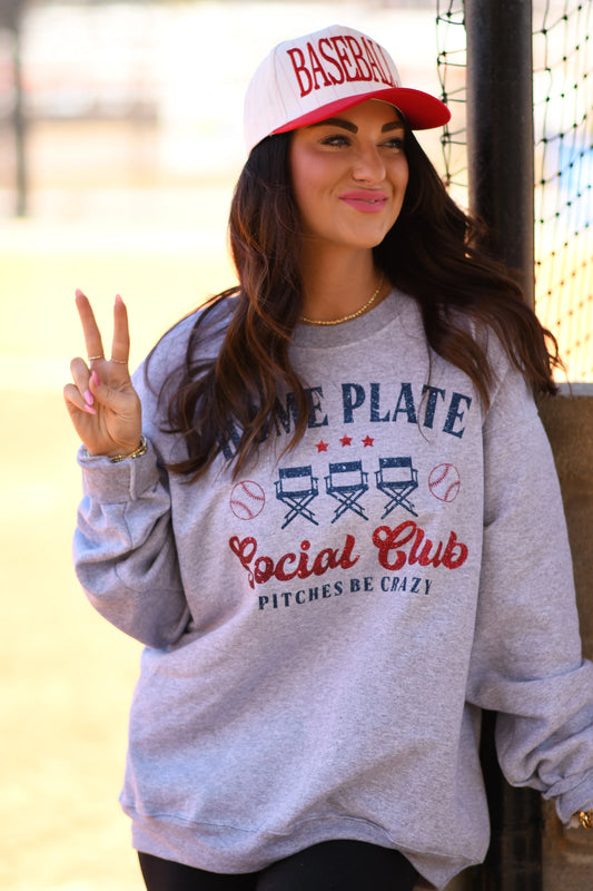 Home Plate Social Club Tee/Sweatshirt PREORDER - Youth and Adult