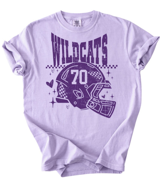 Custom Wildcats Football Helmet PREORDER - Made To Order