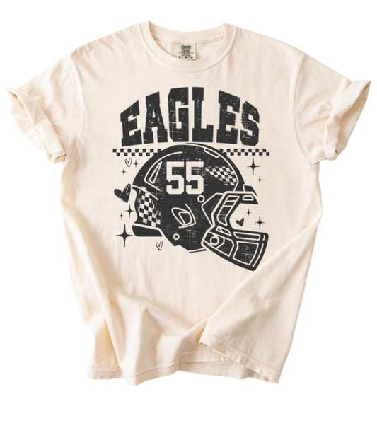 Custom Eagles Football Helmet PREORDER - Made To Order