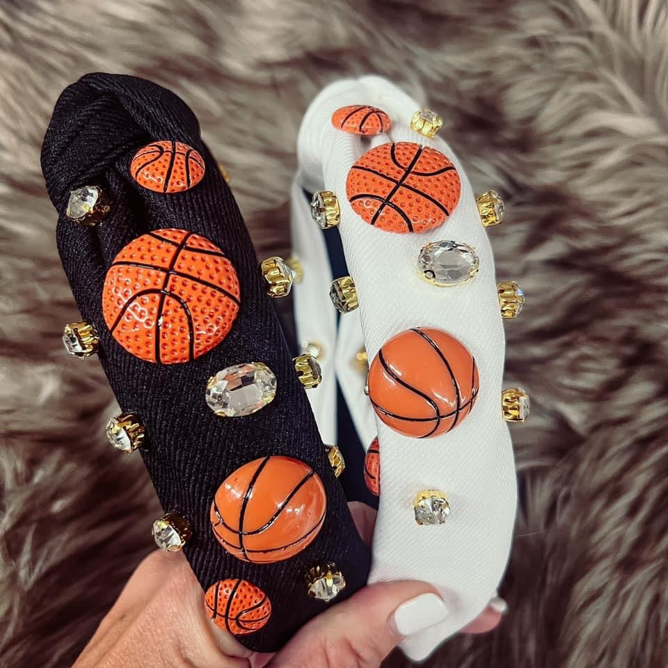 Bejeweled Basketball Headbands