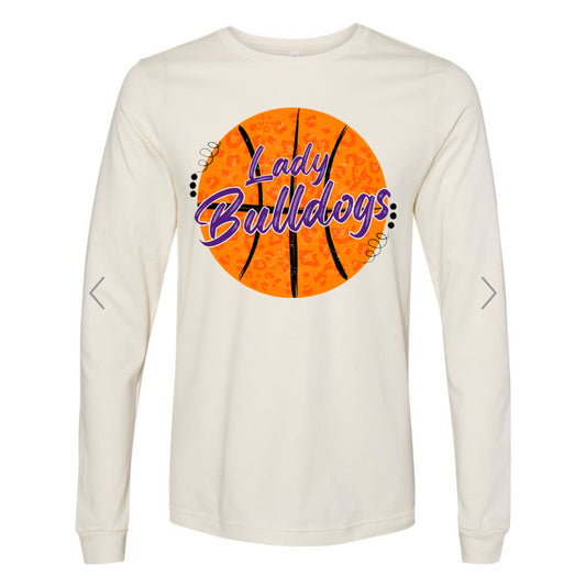 Bulldogs Basketball Long Sleeve PREORDER - Made To Order - Adult