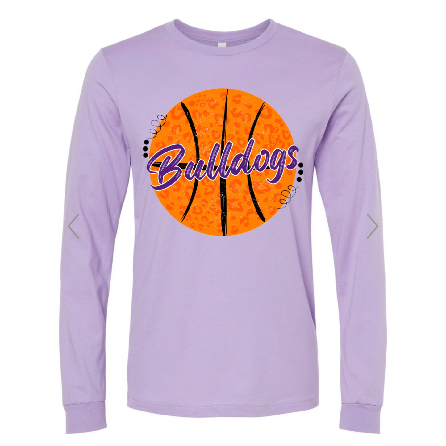 Bulldogs Basketball Long Sleeve PREORDER - Made To Order - Adult