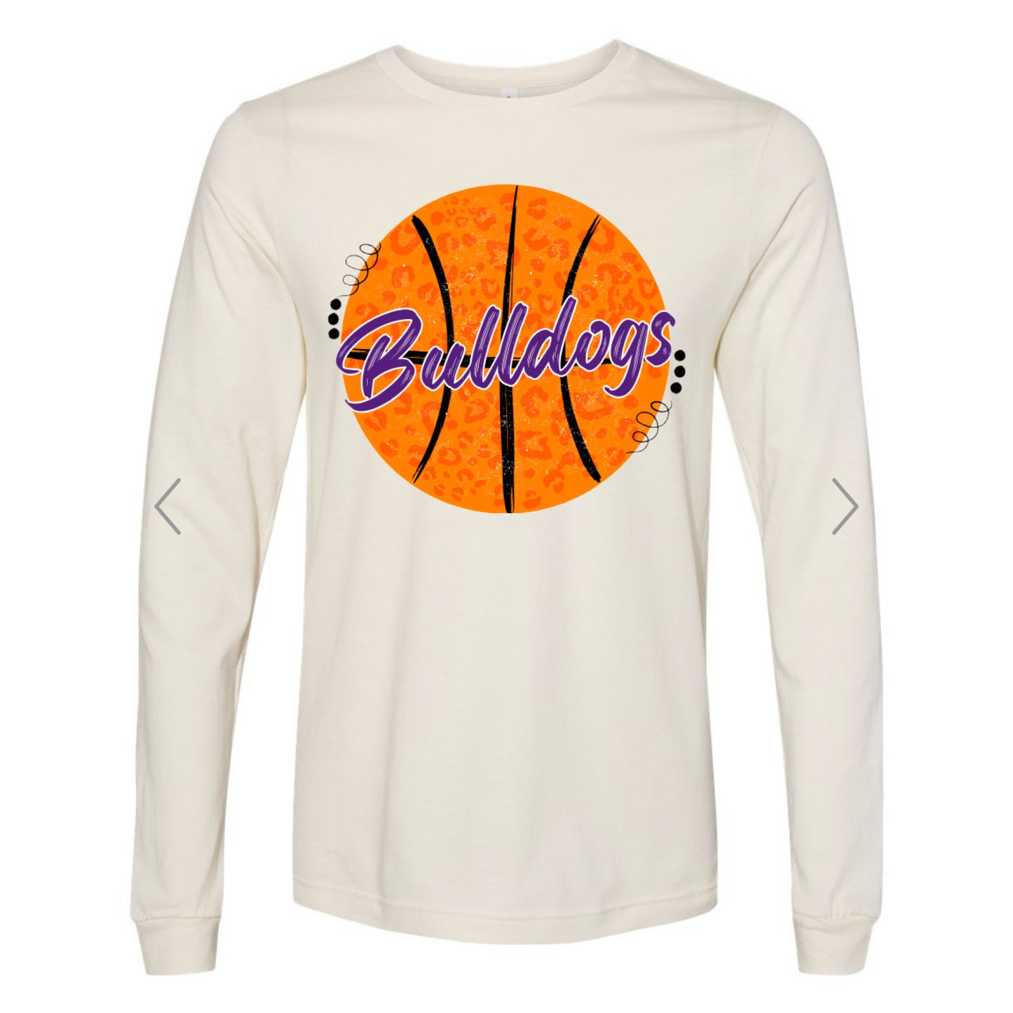 Bulldogs Basketball Long Sleeve PREORDER - Made To Order - Adult