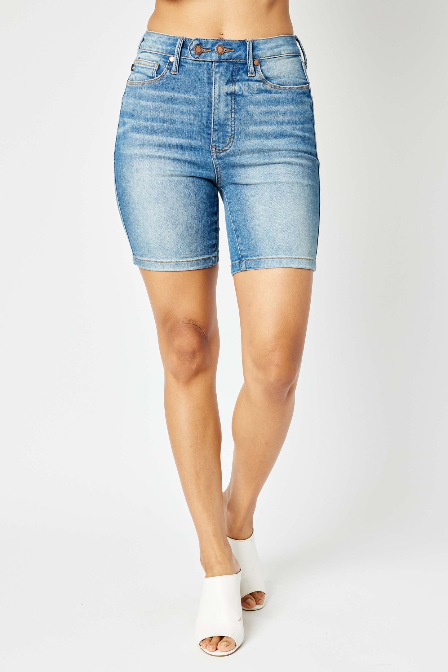 Judy Blue Bermuda Tummy Control Shorts