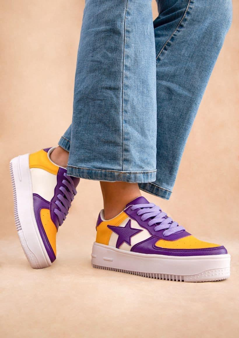 Purple Game Day Sneakers