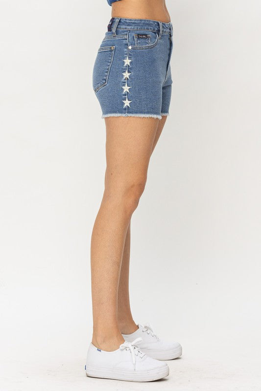 Judy Blue Lucky Stars Shorts