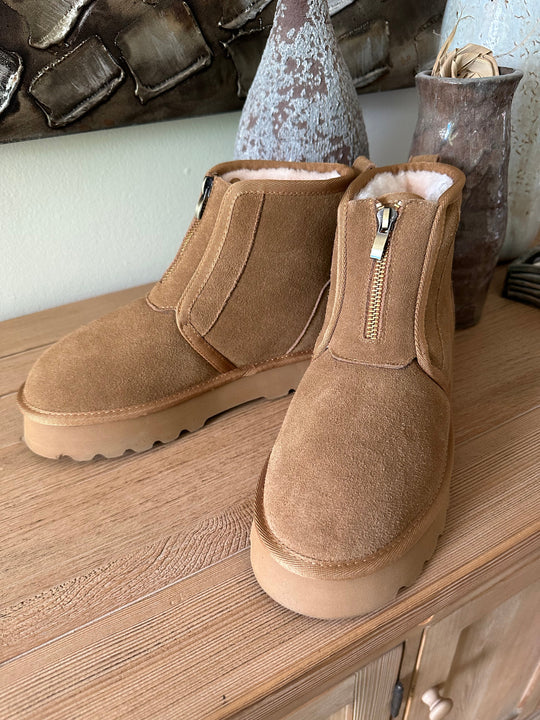 Laguna Suede Boot - Camel