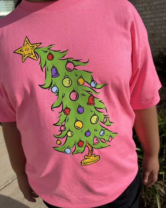 WhooVille Christmas Tree Tee - YOUTH