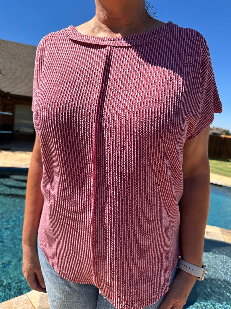 Sophia Ribbed Top