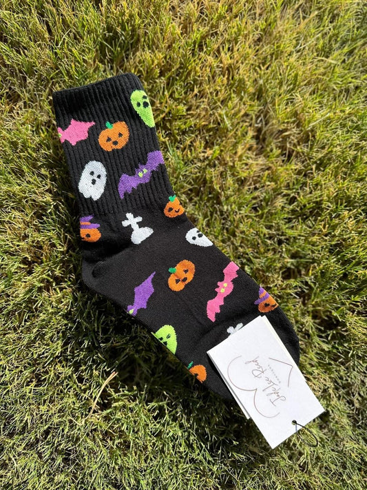 Halloween Socks - Black Multi